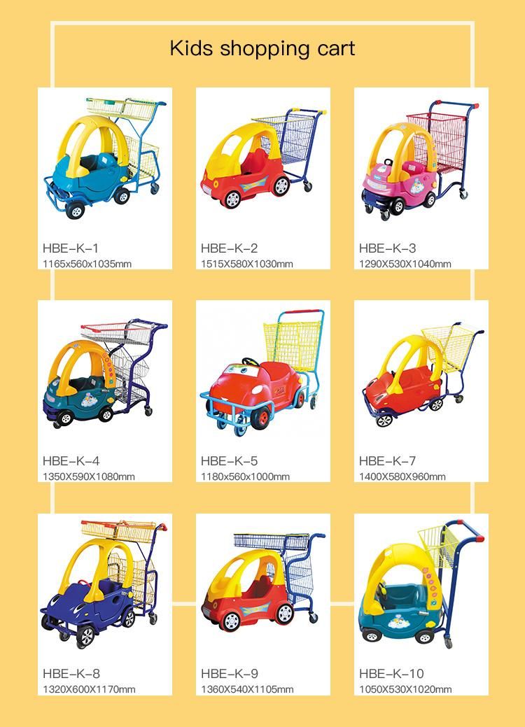 Supermarket Kiddie Shopping Cart Children Shopping Trolley with iPad