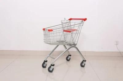 Hot Sale High Quality Metal Material Cart European Style Supermarket Shopping Trolley