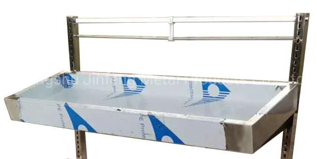 Supermarket Metal Fruit Fresh Display Shelf Covenience Store Display Stand