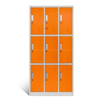 Metal Kd 9 Door Storage Multiple Door Locker for School