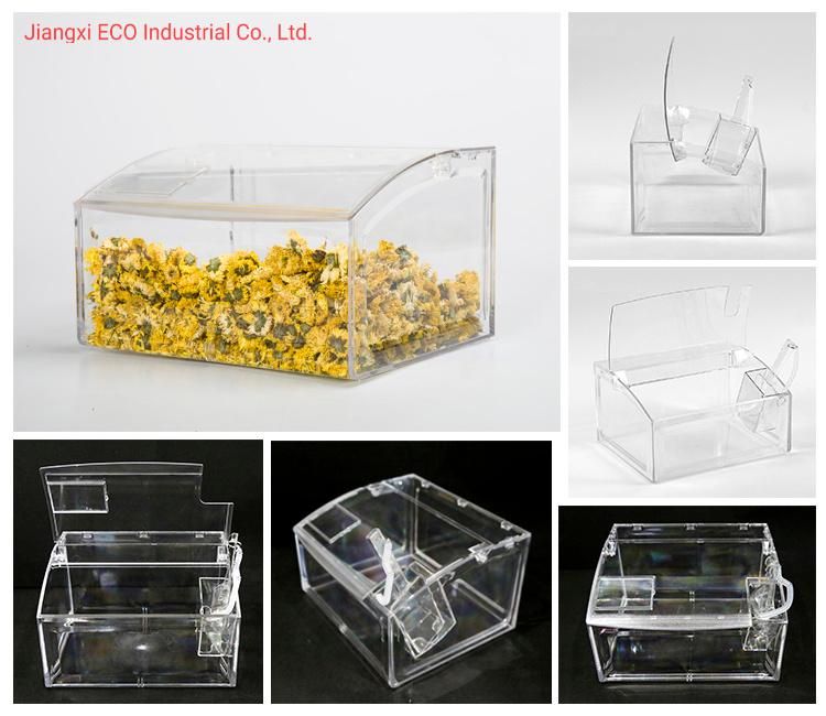 Self--Service Transparent Container Bulk Candy Container