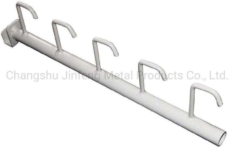 Supermarket Display Shelf Accessories Hanging Goods Metal Shaped Round Pipe Display Hook