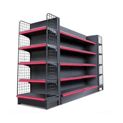 Retail Store Multi-Functional Metal Storage Shelf Cosmetic Display Rack