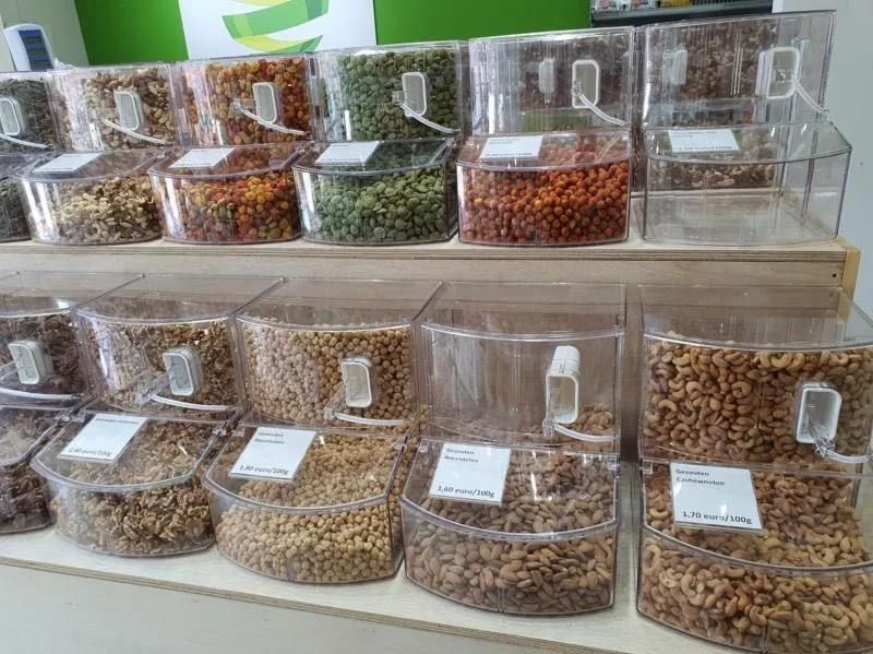 Ecobox Grain Plastic Bulk Container for Supermarket