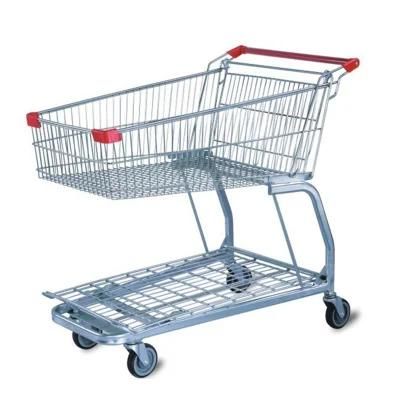 European Simple Style Supermarket Shopping Trolley Cart