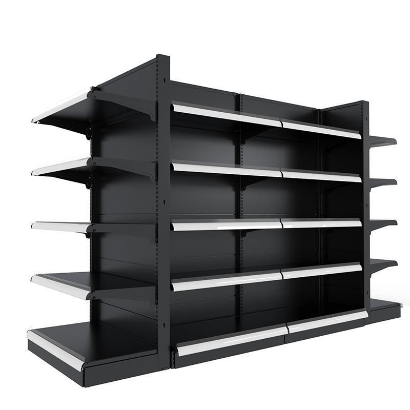 Double Sides Advertising Racks Supermarket Shelf Store Display Gondola