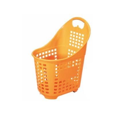 68 Liters Supermarket Plastic Shopping Trolley Basket