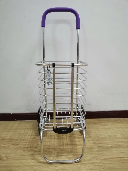 China Lightweight Foldable Shopping Trolley Portable Heavy Duty Trolley Cart