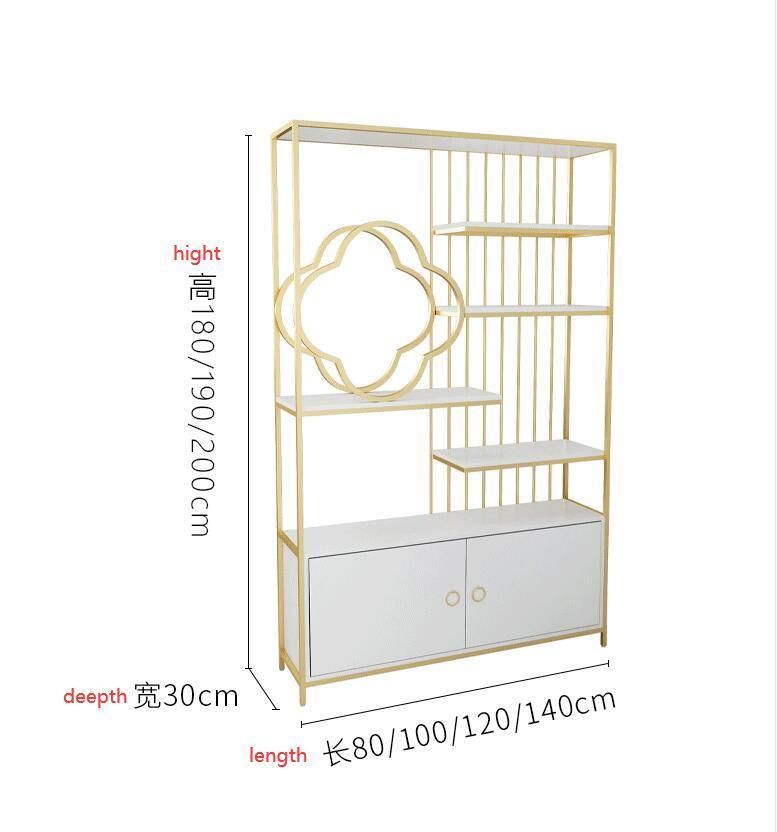 Shopping Mall Wood and Acrylic Wall Unit Cabinet Store Furniture Makeup Mac Cosmetic Cabinet Display Stand
