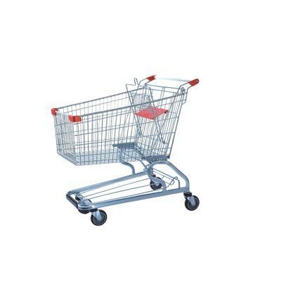 Custom Printing Logo 100L American Model-D Supermarket Trolley