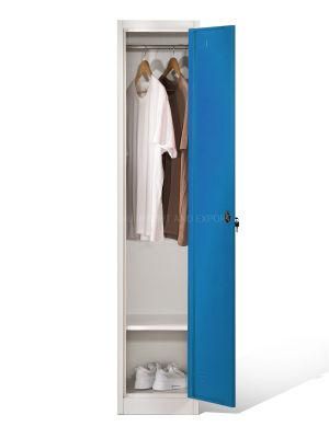 One Door Metal Employee Clothes Locker for Changing Room