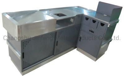 Supermarket Checkout Counter Retail Store Cashier Table Jf-Cc-052