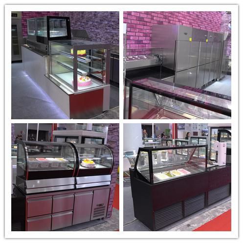 Commercial Tabletop High-Class Ice Cream Gelato Showcase Refrigerator