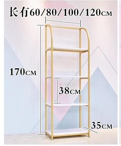 High Quality Shop Display Rack Unique Design Metal Stand for Clothing Store