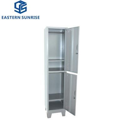 High Quality Gym Furniture 2 Door Metal Locker Employee Locker