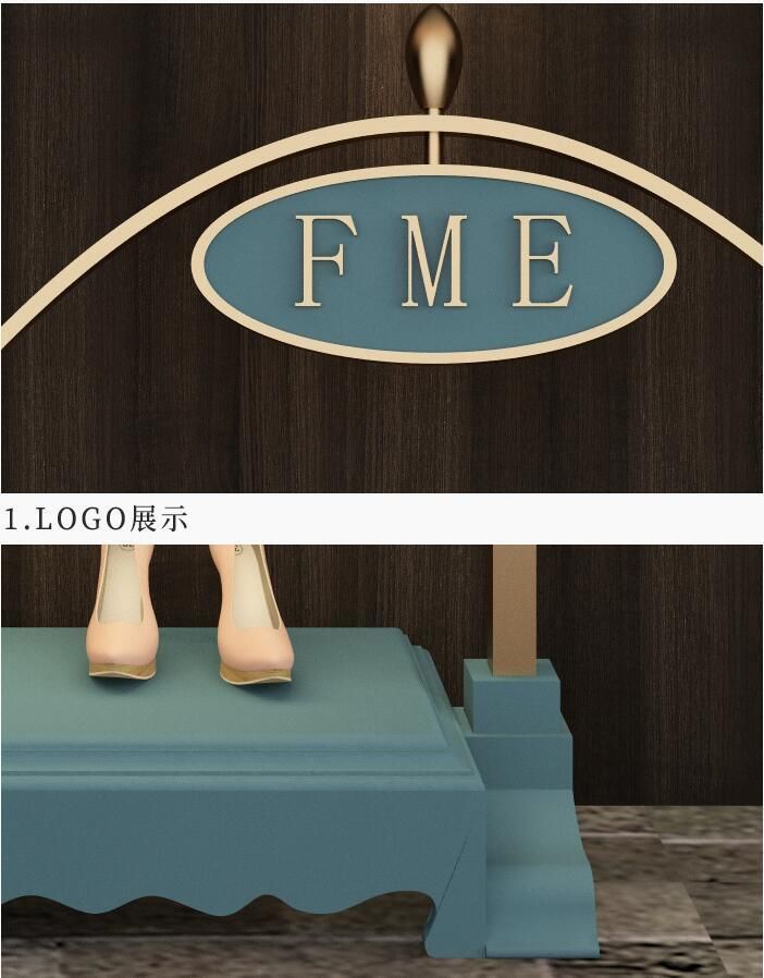 China Wholesale Fashion Handbag Store Design Retail Shoe Shop Furniture Decoration for Shoe Shop