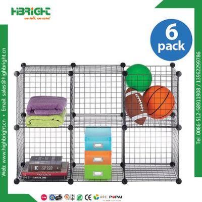 Square Display Metal Wire Dump Bin Rack