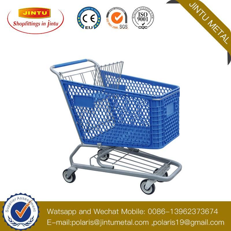 Pure Plastic Shopping Cart/Plastic Shopping Trolley