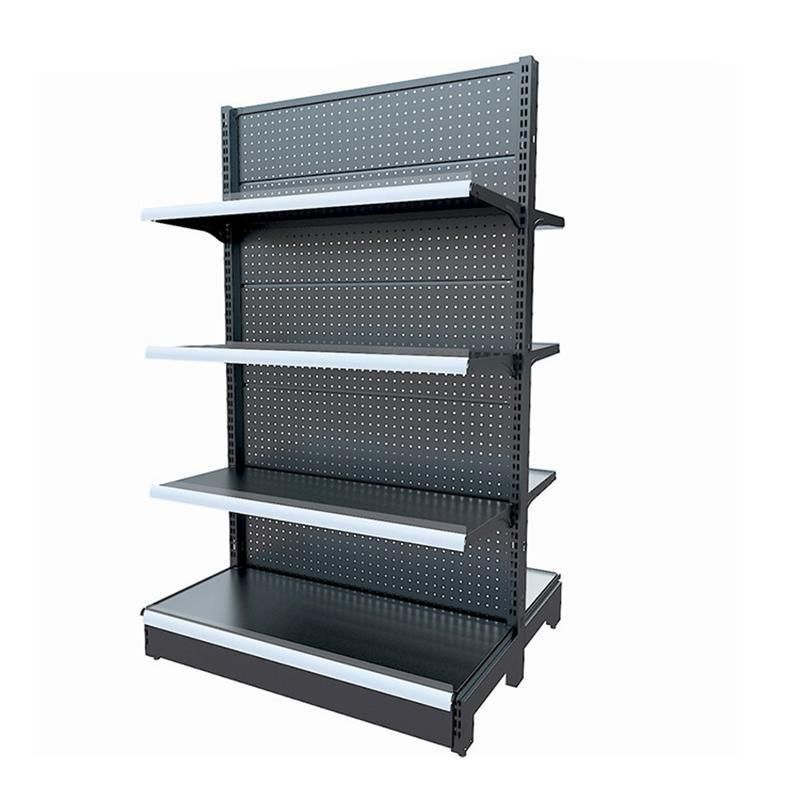 Single Side Shelf Metal Shelf Gondola Supermarket Shelf