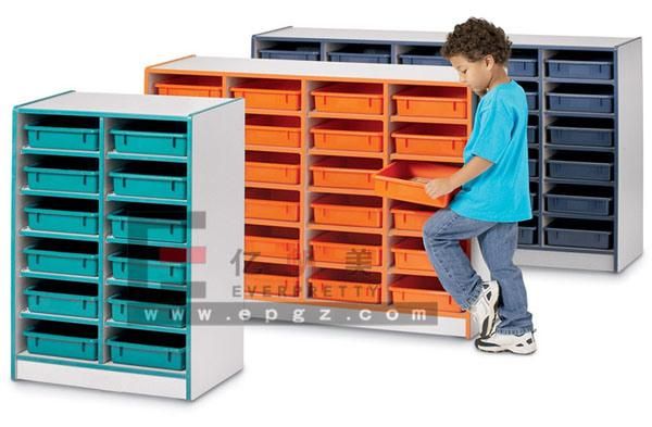 Wooden Kids Toy Storage Unit (GT-108A)