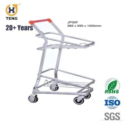 China Factory Japan Style Shopping Cart Trolley for Supermarket