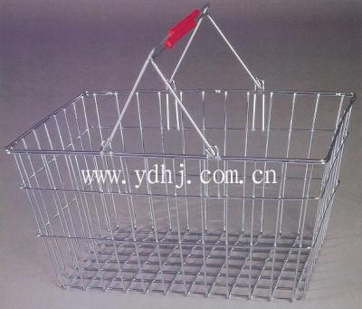 Handle Wire Mesh Metal Shopping Basket