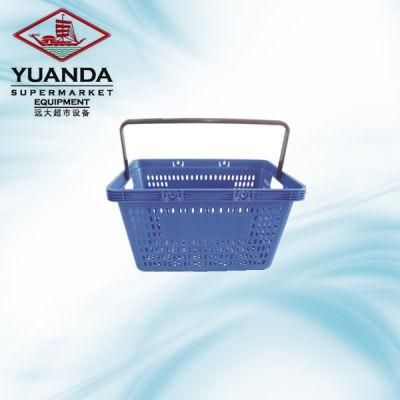 Single Handle Plastic Shopping Basket