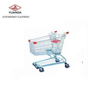 Supermarket Shopping Trolley, Convenience Store Shopping Cart, Hand Push Cart for Shopping