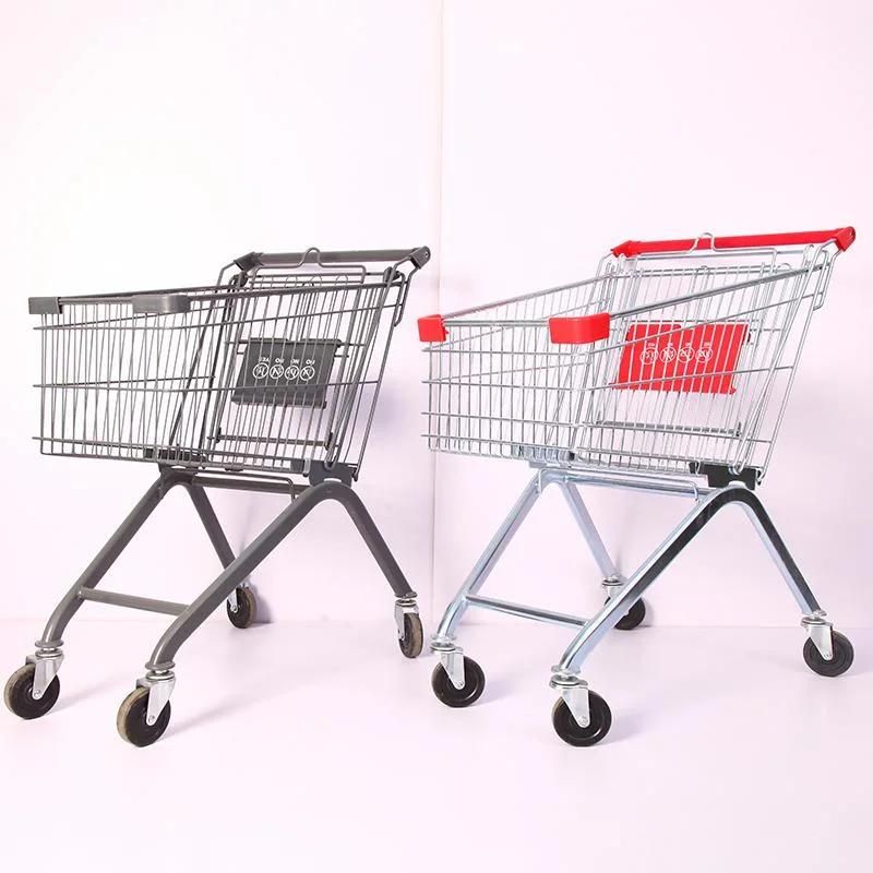 High-Capacity Supermarket Shopping Trolley Cart