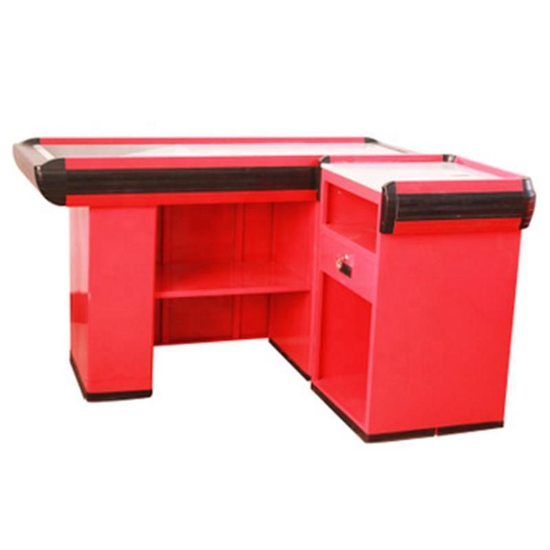 China Factory Checkout Counter Cashier Desk Supermarket Checkstand