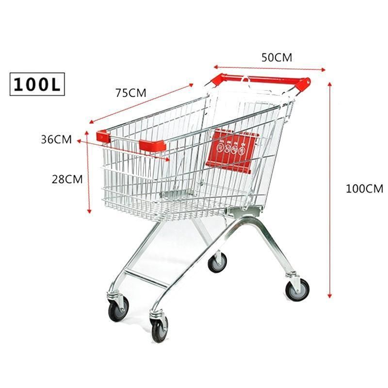 Cheap Supermarket Shopping Trolley Shopping Cart Supermarket Trolley