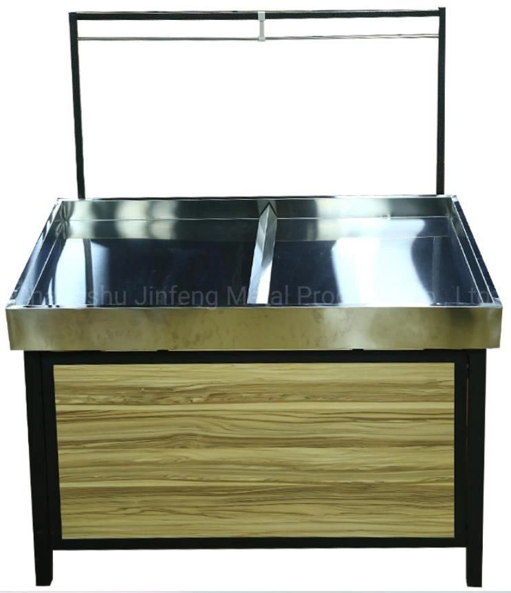 Fresh Fruits Used Supermarket Shelves Retail Shelf Table Stainless Steel Display Rack Fruit and Vegetable