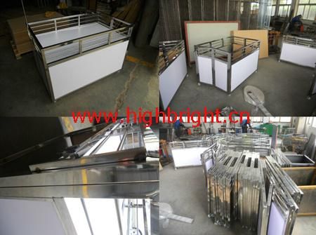 Metal Foldable Promotion Table Desk for Supermarket