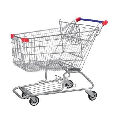 Good Quality Cheap Price Metallic Supermarket Shopping Trolley Cart