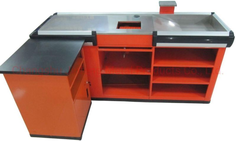 Supermarket Fixture Checkout Counter Convenience Store Cashier Desk