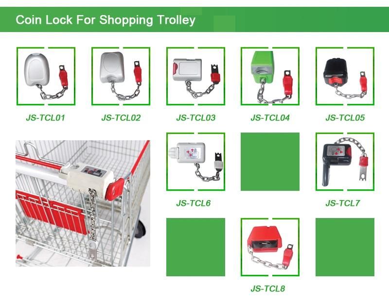 Asian Style 150L Supermarket Shopping Trolley with High Quality