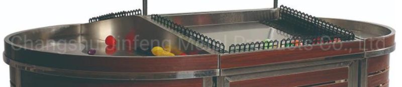 Supermarket Rack Metal Display Shelves for Vegetable and Fruit