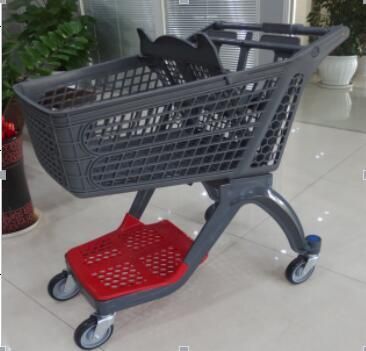 New Product Plastic Supermarket Shopping Trolley From Changshu Factory