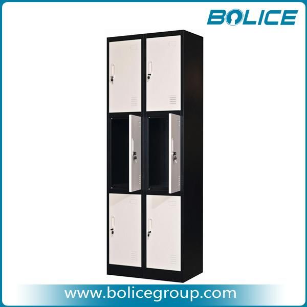 Durable Knocked Down Type 6 Door Metal School Locker