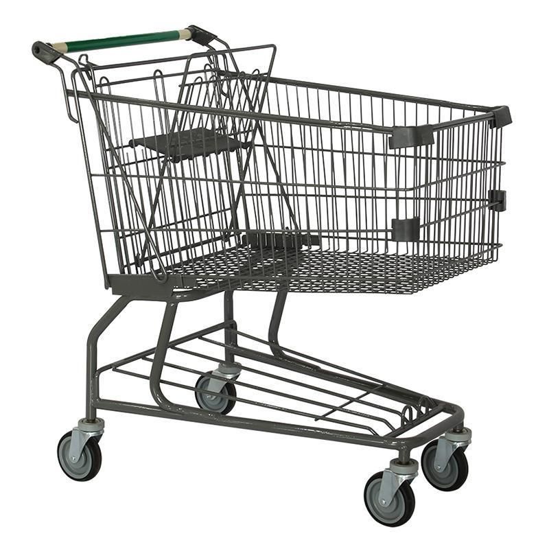 High Quality Metal Folding Trolley Supermarket Shopping Cart