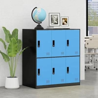 Easy Installation Student Use Steel 6 Door Storage Locker