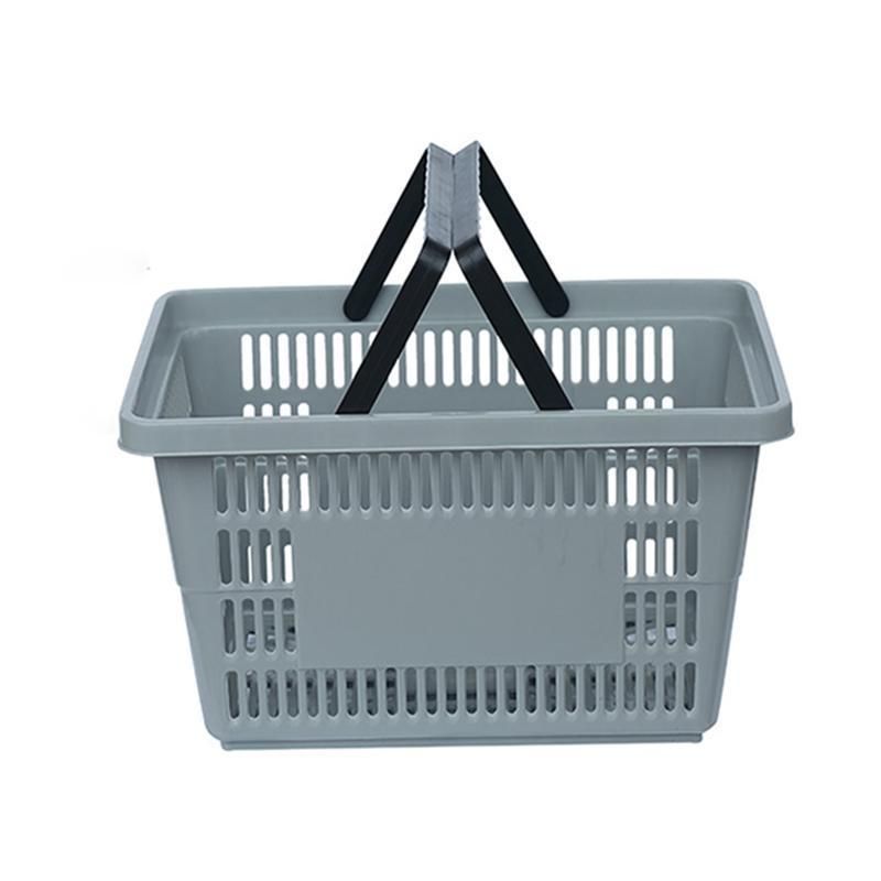 China Factory High Quality Supermarket Plastic Shopping Basket