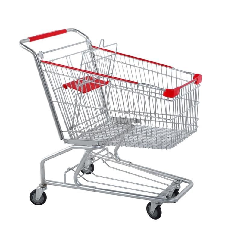 Cheap Price 125L American Style Model-C Supermarket Trolley Shopping Cart