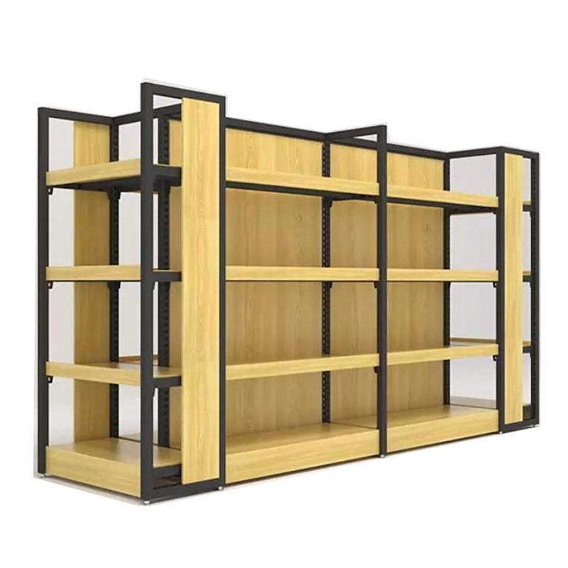 Wholesale Single Shelf Convenience Store Selling Supermarket Shelf with Light Box