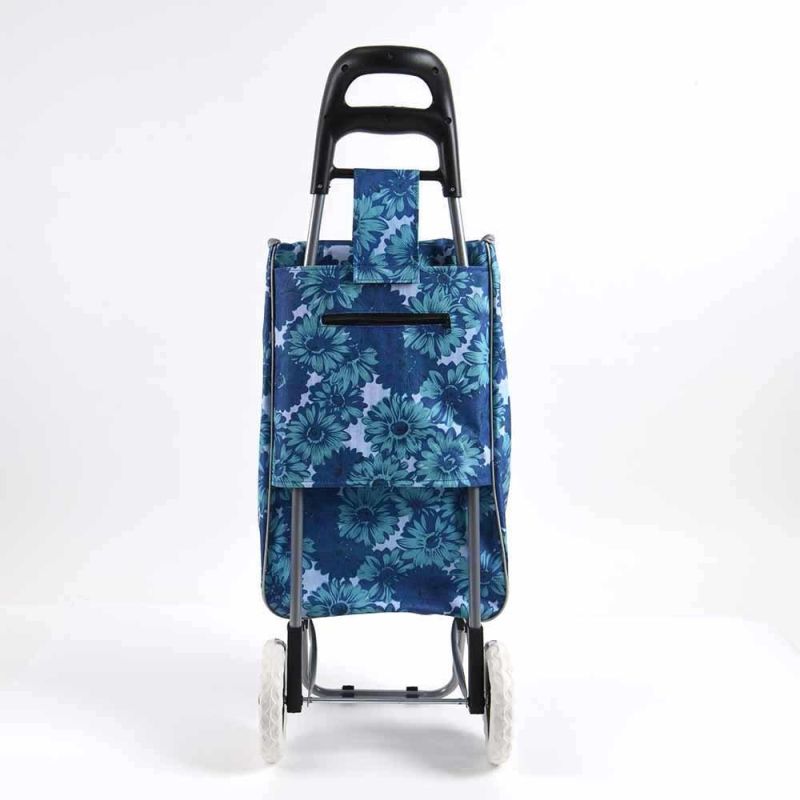 Printing Supermarket Grocery Foldable Shopping Trolley Bag