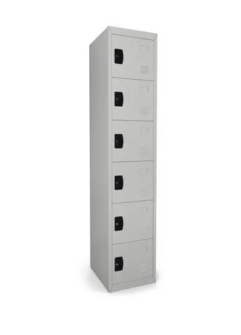 Stainless Steel Locker - 6 Door