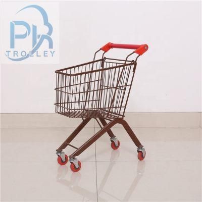 Super Market Kid Shopping Cart Kids Trolley with PVC Wheels