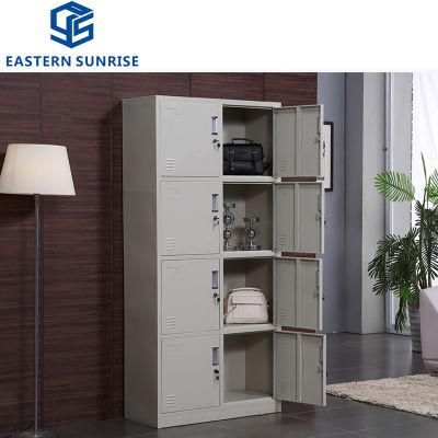 8 Doors Cloth Cupboard Wardrobe Changing Room Cabinet