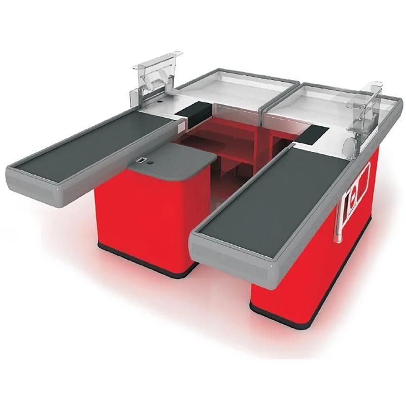 High Grade Checkstand Store Chekcout Counter Cashier Table