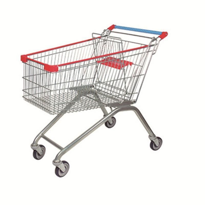 Supermarket Shopping Trolley & Carts Convenience Store Shopping Cart Hand Push Cart for Shopping